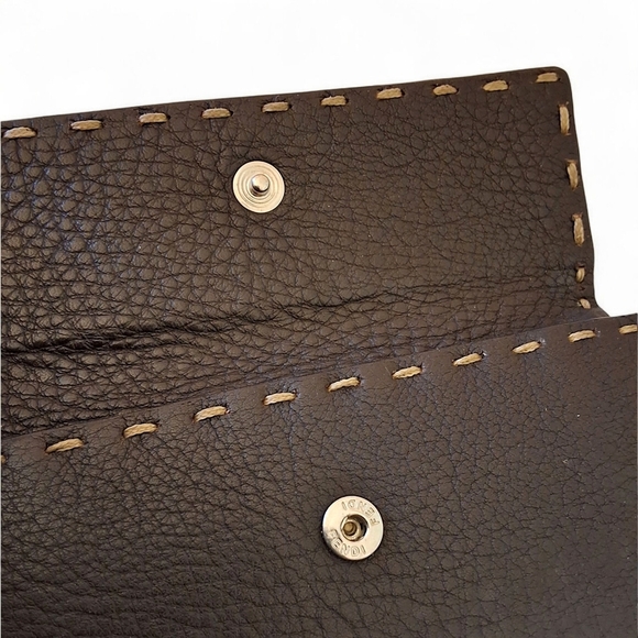 Fendi Selleria Small Bifold Wallet | Hand-Stitched Roman Leather - Picture 12 of 16